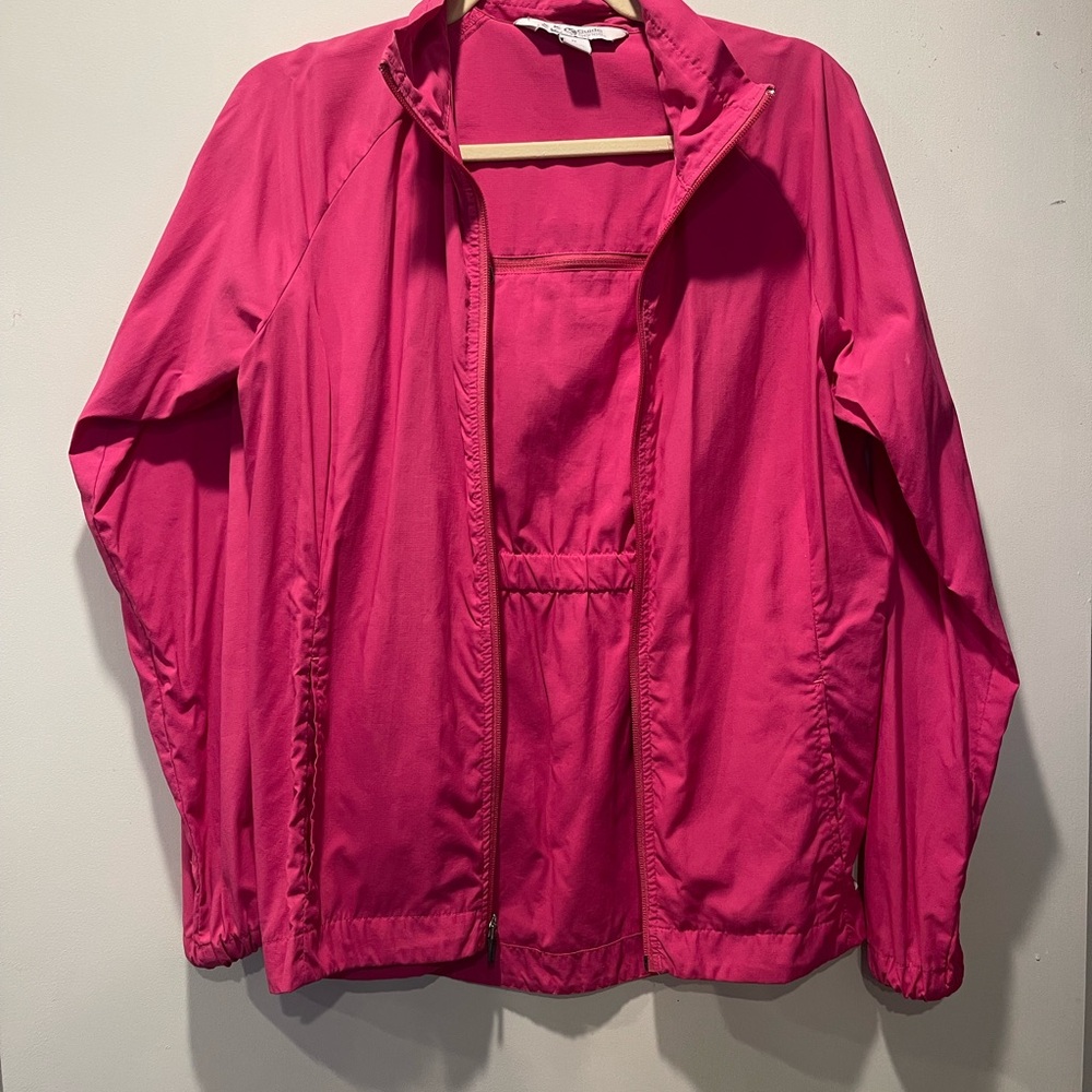 Women’s medium windbreaker - guide series - pink/magenta